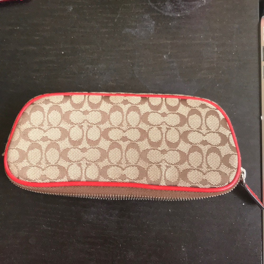 Coach sunglasses holder